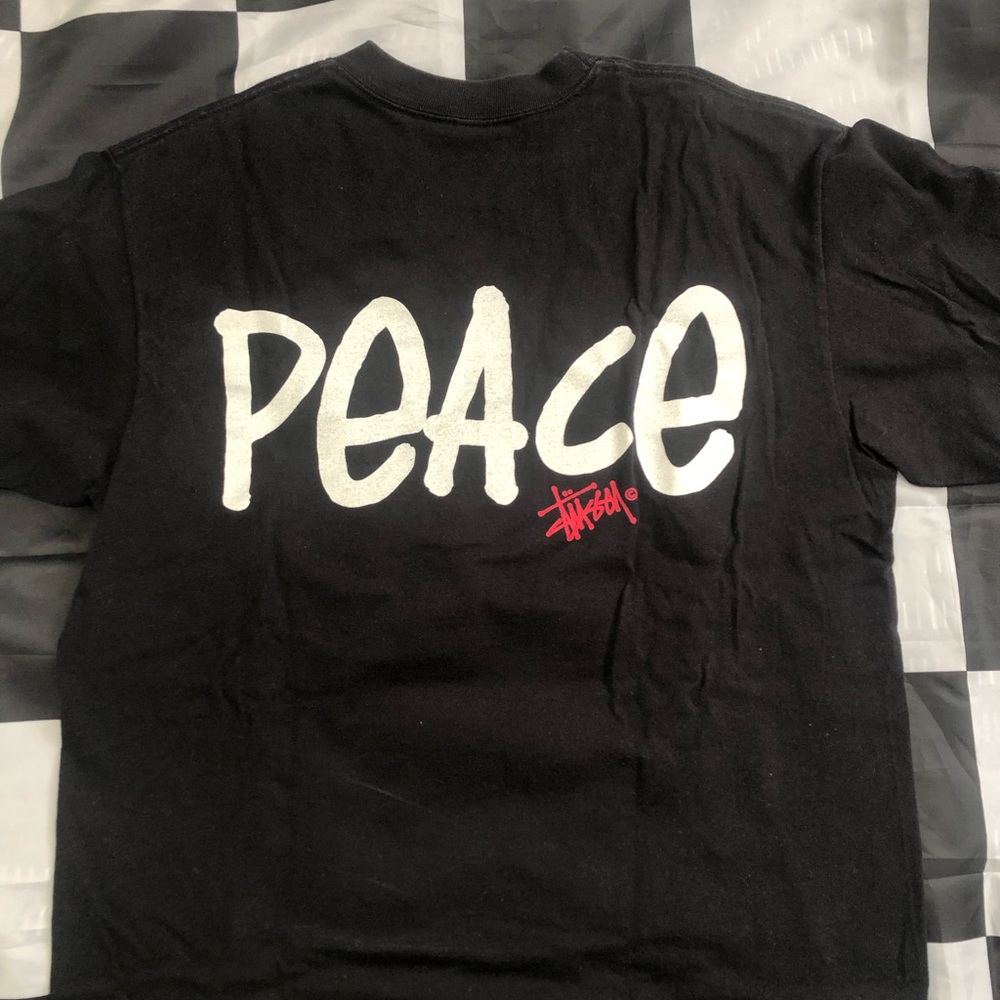 Vintage Stussy Increase the Peace Tee Sz M